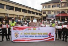 Di HUT Lalulintas, Polda Maluku Bagi 450 Paket Bansos 28 hut lalulintas