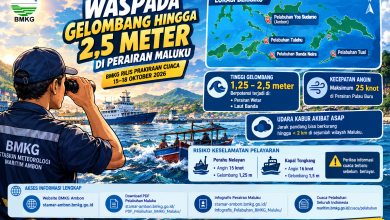 Waspada Gelombang Tinggi di Maluku